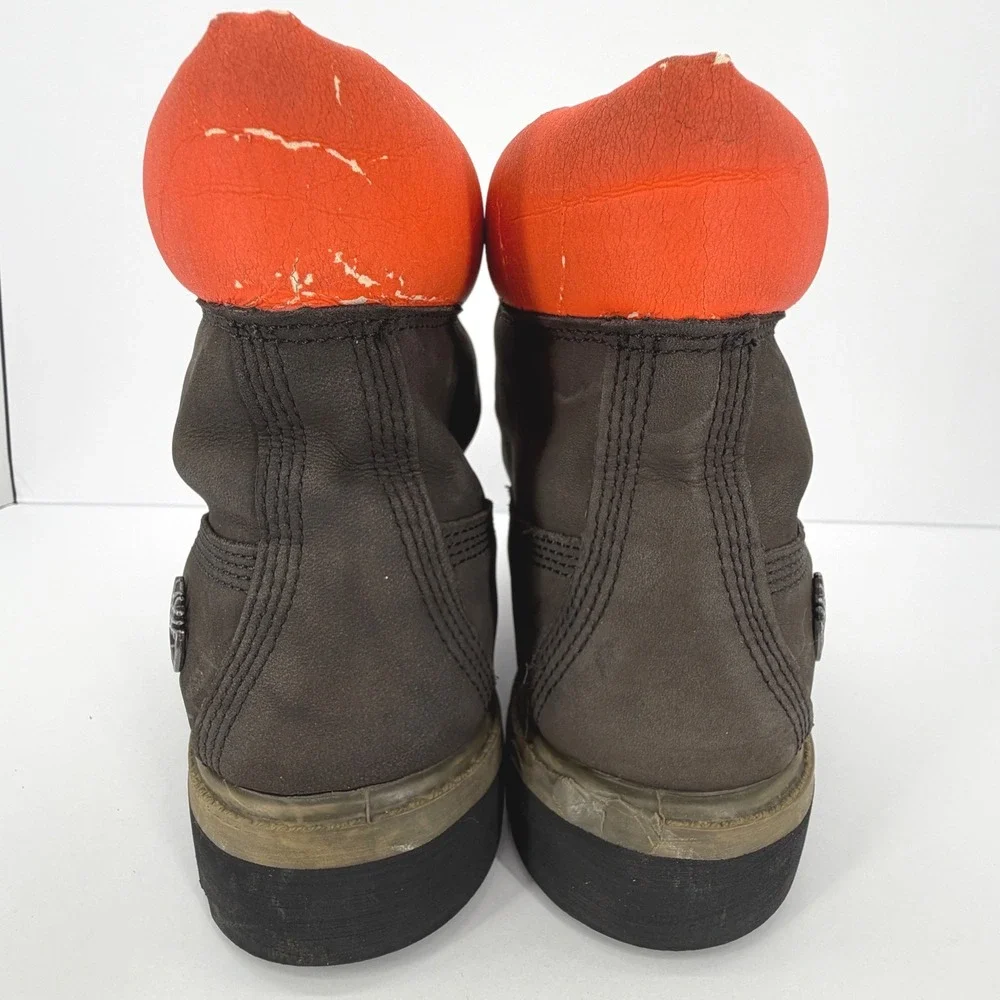 Timberland Premium 6 Inch Boots Mens 11M Brown Orange 400g PrimaLoft